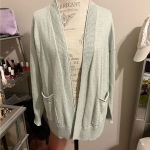 Madewell Soft Mint Cardigan Sweater